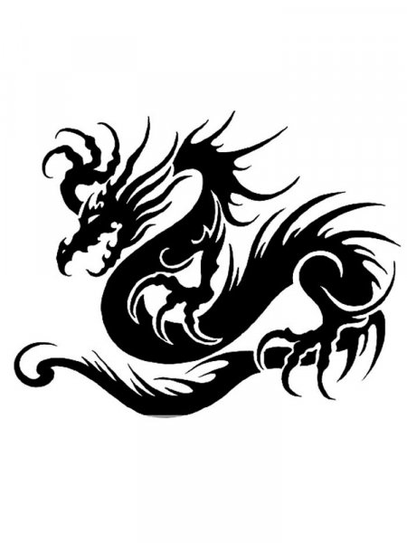 Dragon Stencils - Free Printable