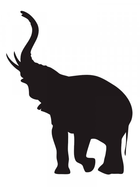 Elephant Stencils - Free Printable