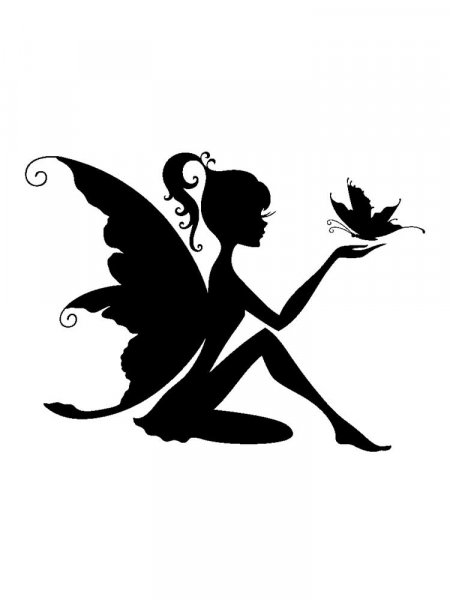 Fairy Stencils - Free Printable