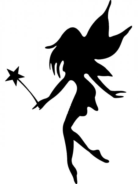 Fairy Stencils - Free Printable