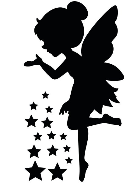 Fairy Stencils - Free Printable