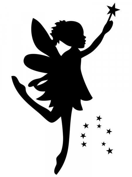 Fairy Stencils - Free Printable