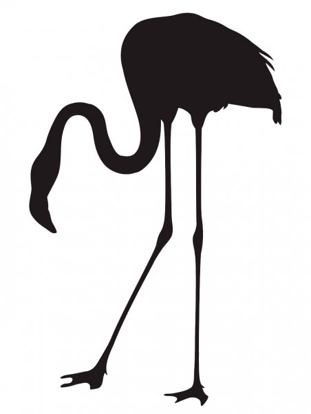 Flamingo Stencils - Free Printable