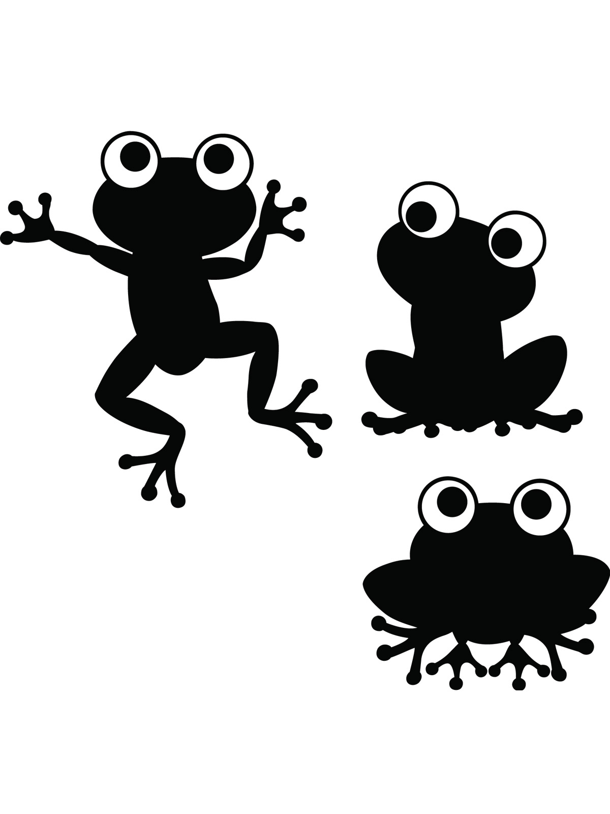 Frog Stencils Free Printable