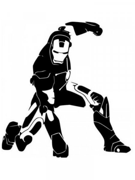 Iron Man Stencils - Free Printable