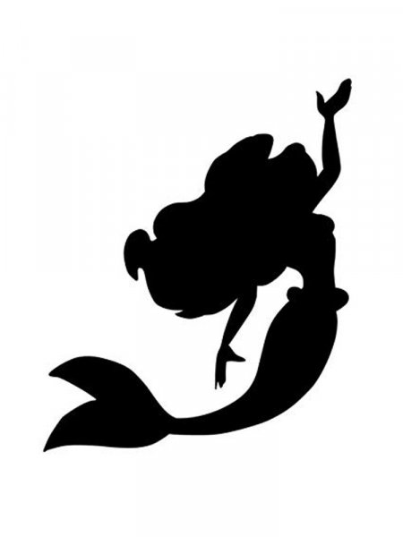 Mermaid Stencils - Free Printable