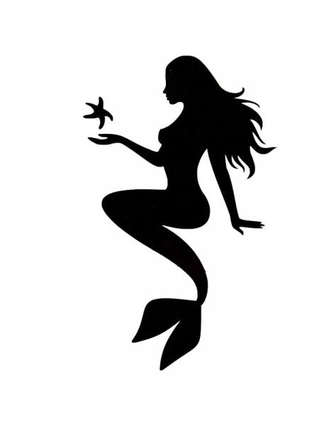 Mermaid Stencils - Free Printable