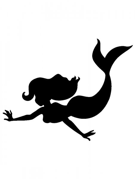 Mermaid Stencils - Free Printable