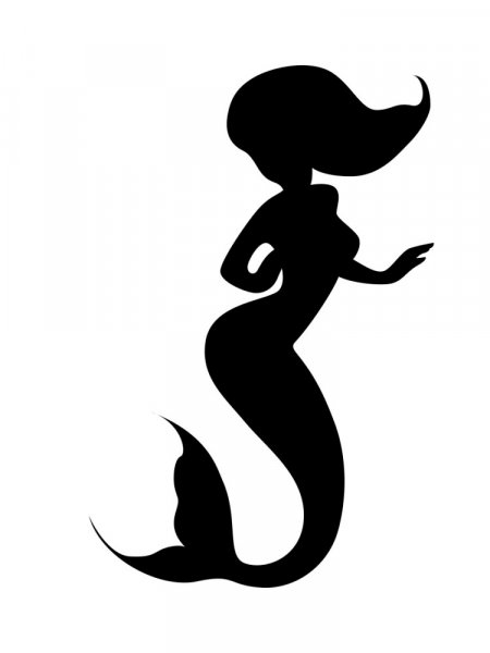 Mermaid Stencils - Free Printable