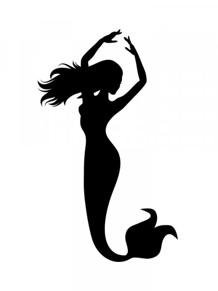 Mermaid Stencils - Free Printable