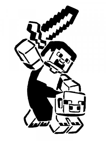 Minecraft Stencils - Free Printable