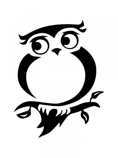 Owl Stencils - Free Printable