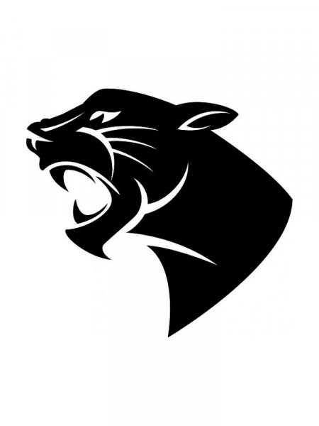 Panther Stencils - Free Printable