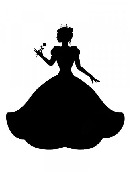 Princess Stencils - Free Printable