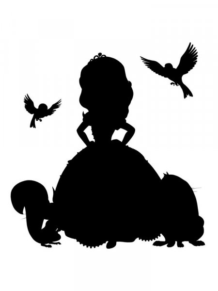 Princess Stencils - Free Printable