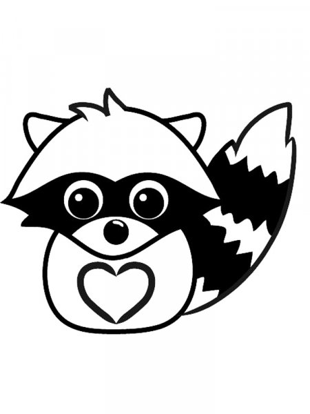Raccoon Stencils - Free Printable