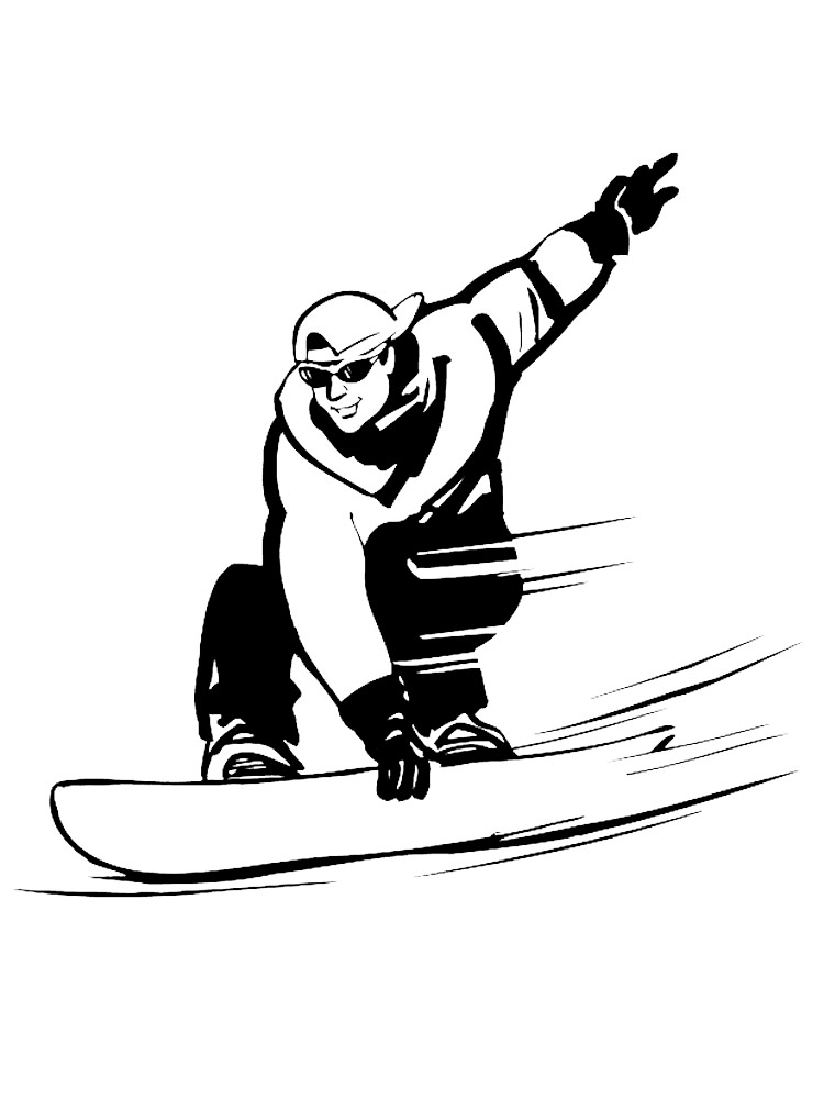 Snowboard Stencils - Free Printable