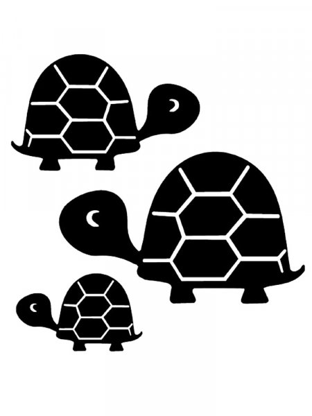 Turtle Stencils - Free Printable