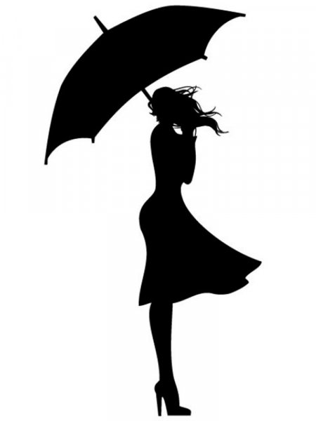 Umbrella Stencils - Free Printable