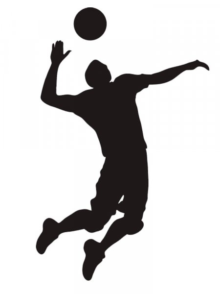 Volleyball Stencils - Free Printable