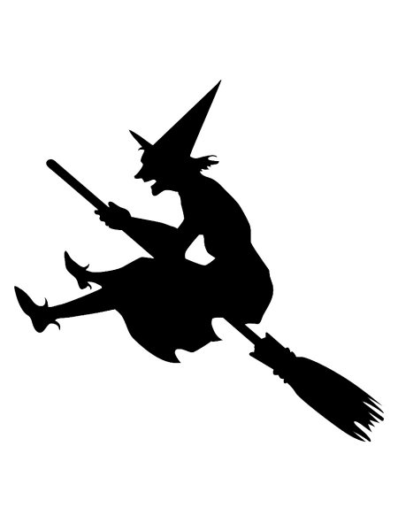 Witch Stencils - Free Printable