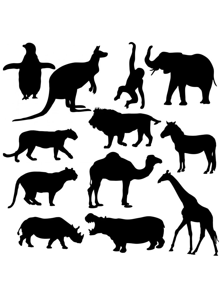 free animal stencils printable to download animal stencils