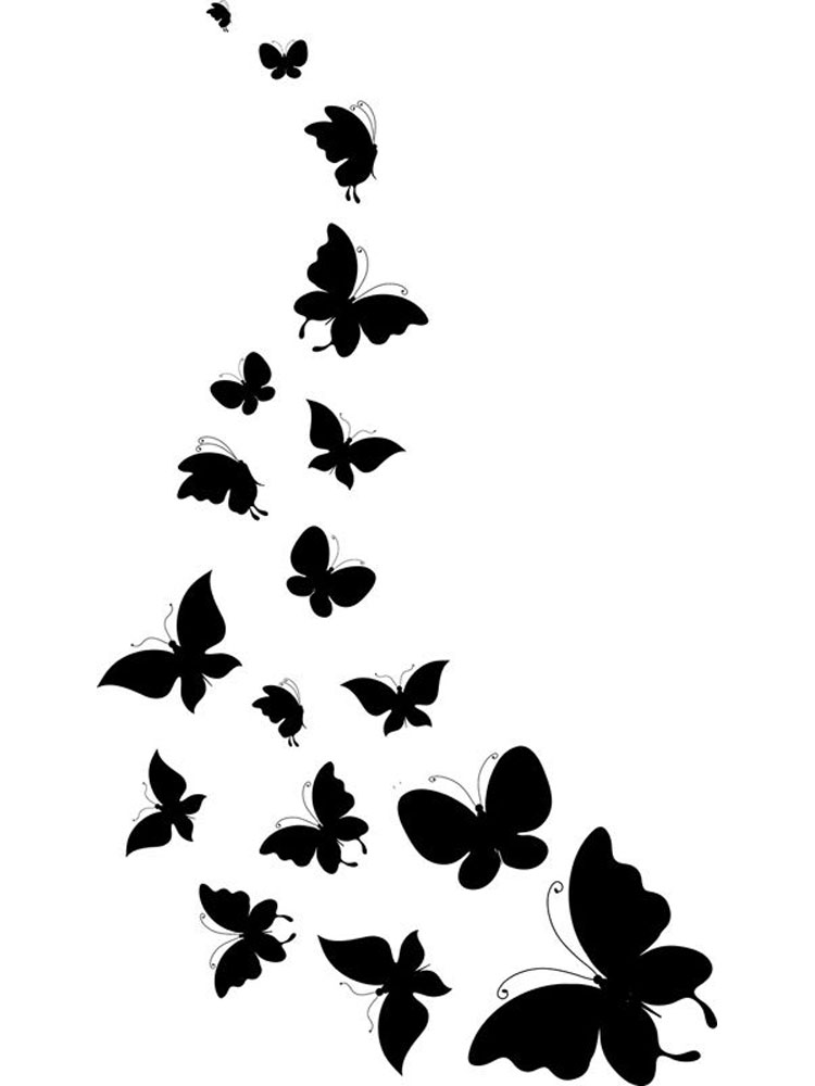 free butterfly stencils printable to download butterfly