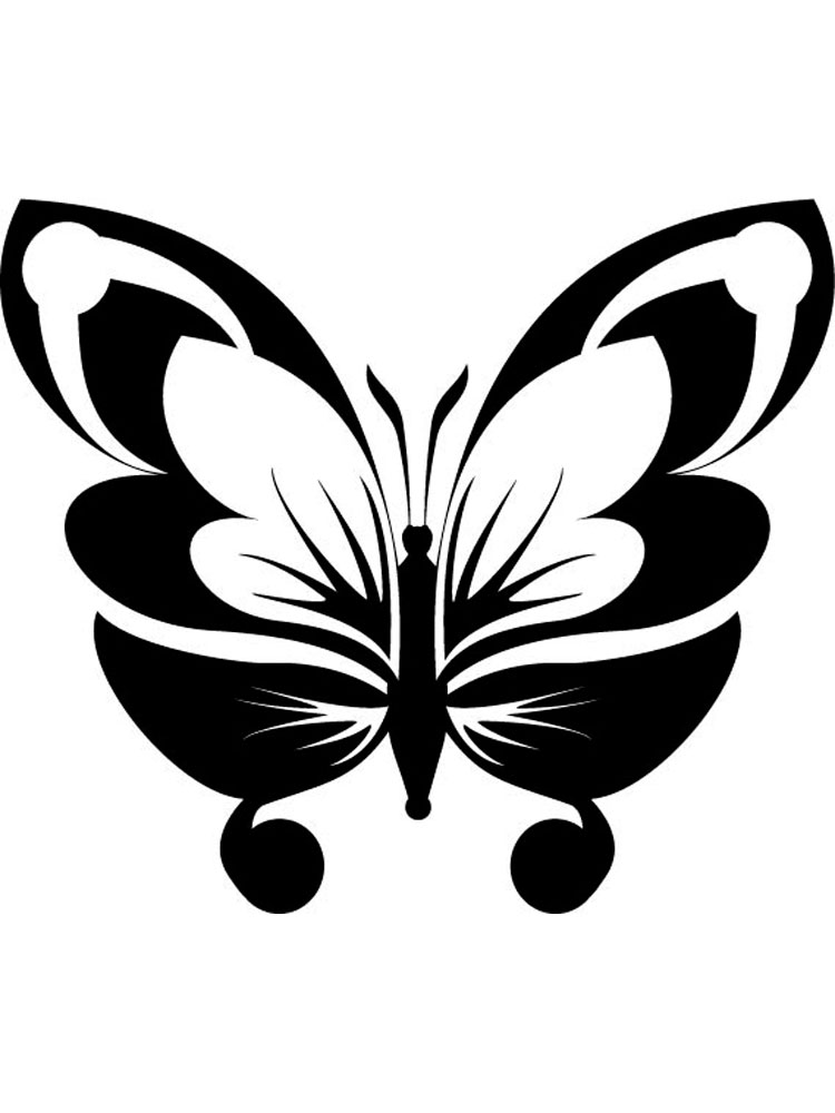 free butterfly stencils printable to download butterfly