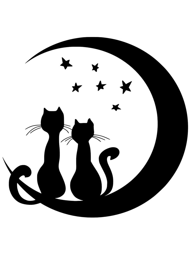 Free Cat Stencils. Printable to Download Cat Stencils.