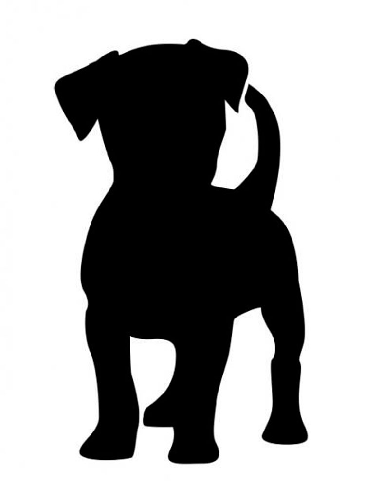 Free Dog Stencils. Printable to Download Dog Stencils.
