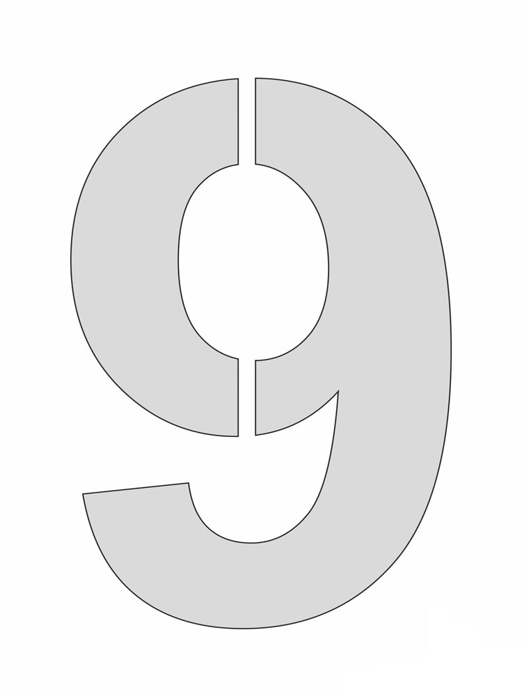 number-stencils