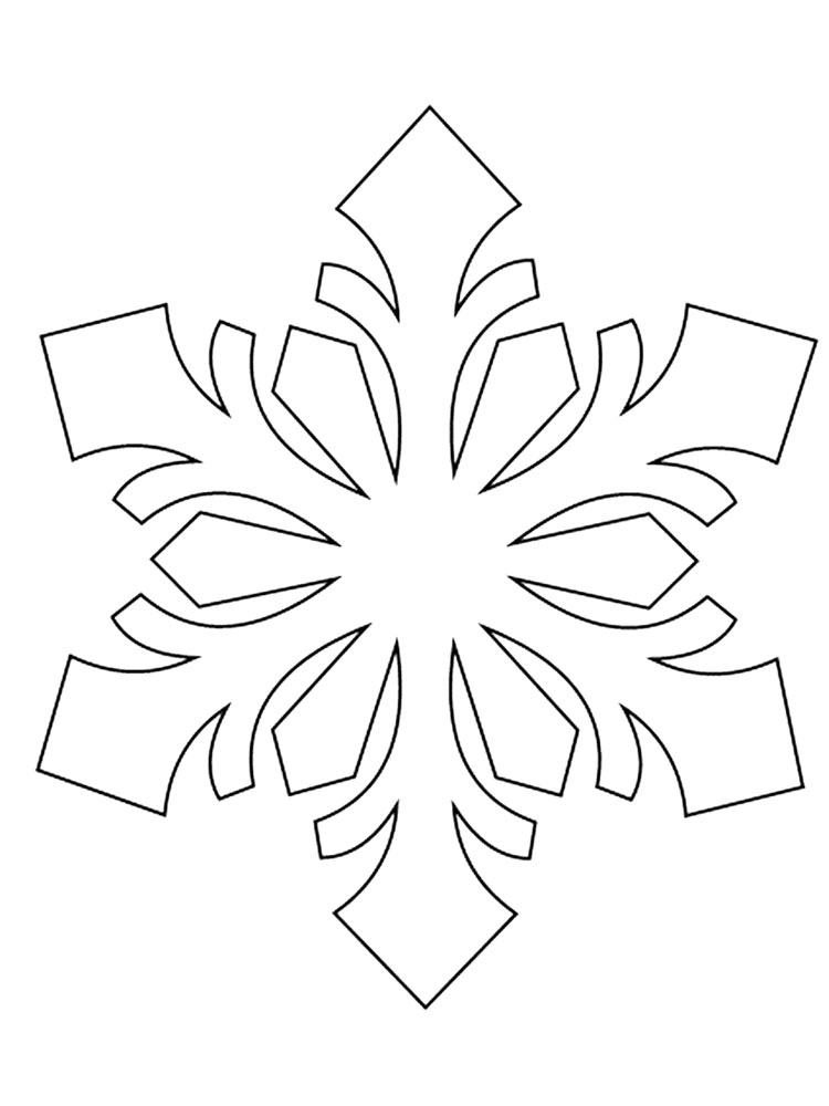 Free Snowflake Stencils Printable To Download Snowflake Stencils 