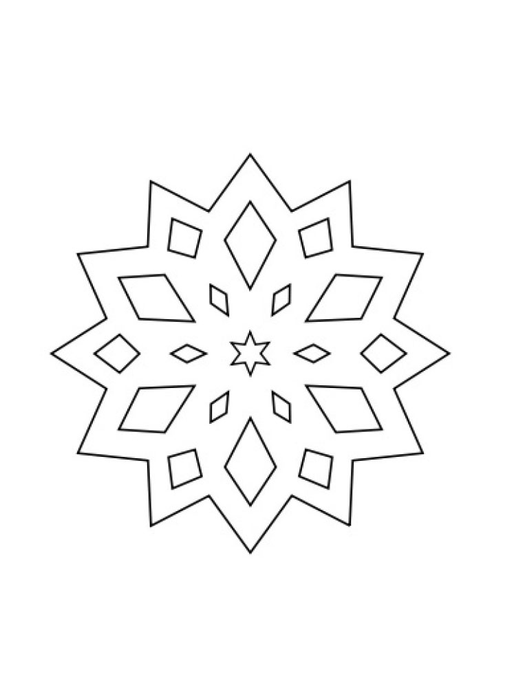 Free Snowflake Stencils Printable To Download Snowflake Stencils 