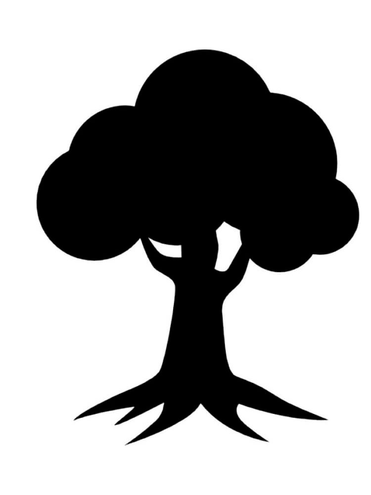 Free Tree Stencils. Printable to Download Tree Stencils.