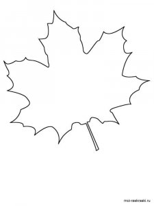 Maple Tree coloring page 5 - Free printable