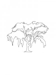 Willow Tree coloring page 14 - Free printable